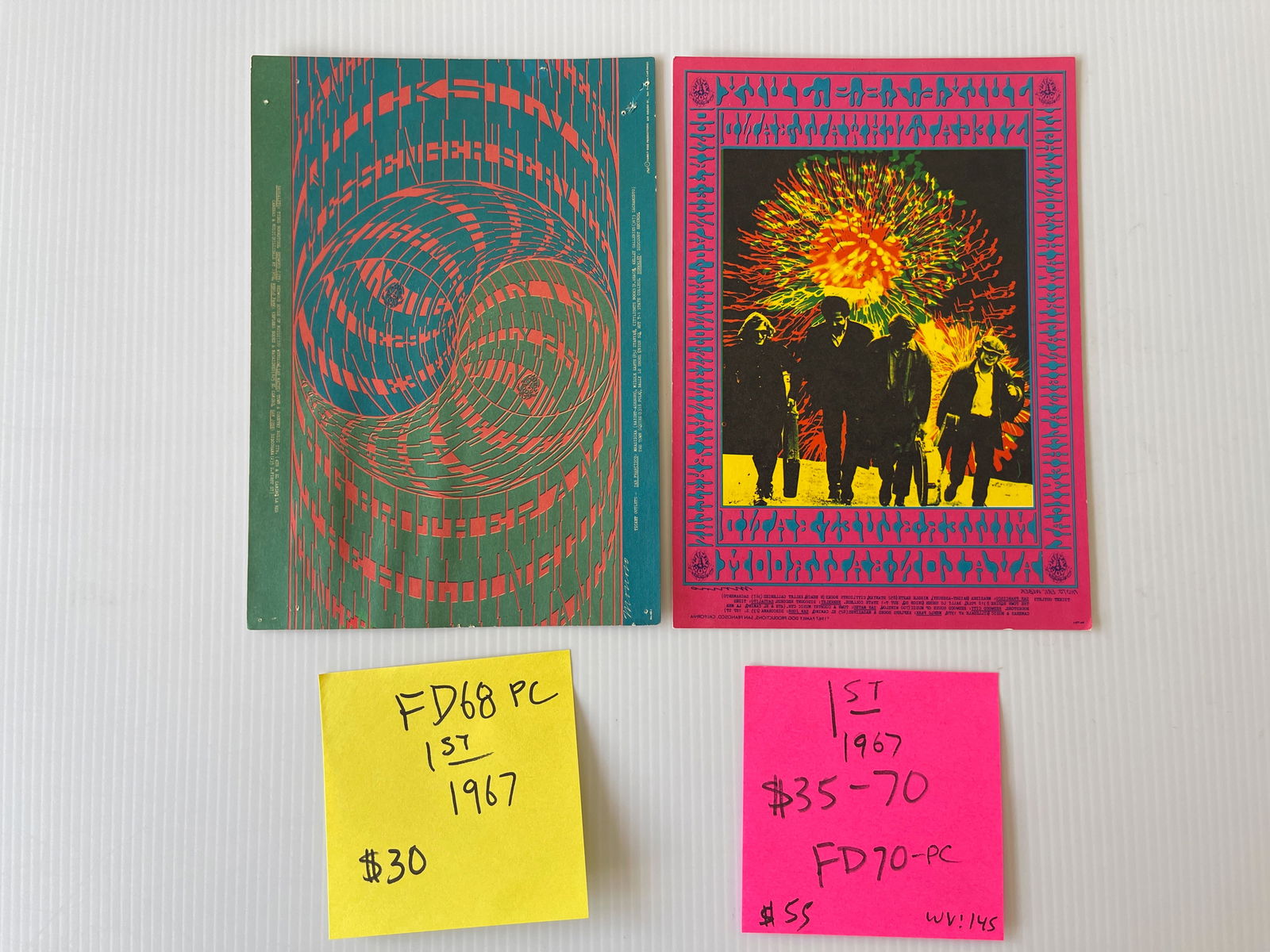 FD68 - FD70 - QUICKSILVER AND Siegel-Schwall POSTCARDS: FD68 - FD70 - QUICKSILVER AND Siegel-Schwall POSTCARDS