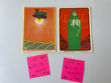 FD83 - FD85 - BUDDY GUY AND VANILLA FUDGE POSTCARDS