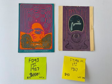 FD93 - FD96 - BIG BROTHER AND QUICKSILVER POSTCARDS