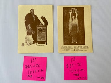 FD133 - FD134 - BILL HALEY AND SPIRIT POSTCARDS