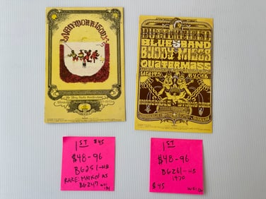 BG251 - BG261 - VAN MORRISON AND BUTTERFIELD BLUES HANDBILLS
