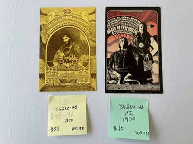BG262 - BG264 - DELANEY & BONNIE AND COLD BLOOD HANDBILLS