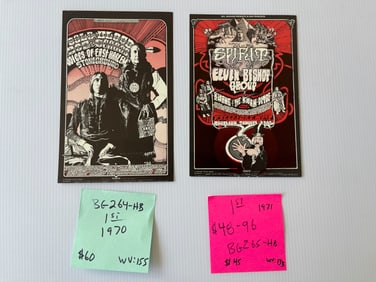 BG264 - BG265 - COLD BLOOD AND SPIRIT HANDBILLS