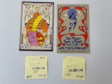 BG284 - BG285 - FLAMIN’ GROOVIES AND BOZ SCAGGS HANDBILLS