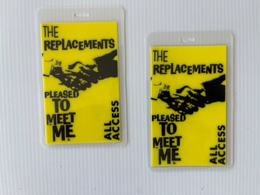 REPLACEMENTS MERCHANDISING CONCERT PASSES
