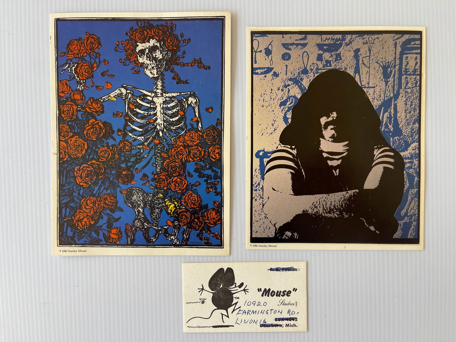 STANLEY MOUSE BUSINESS CARD SET #1 (1 of 2)