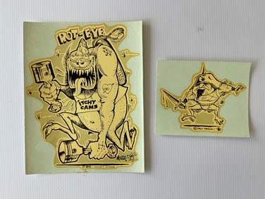 ORIGINAL 1963 STANLEY MOUSE DECALS