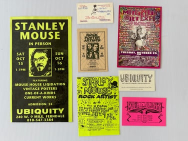 STANLEY MOUSE BUSINESS CARD SET #2