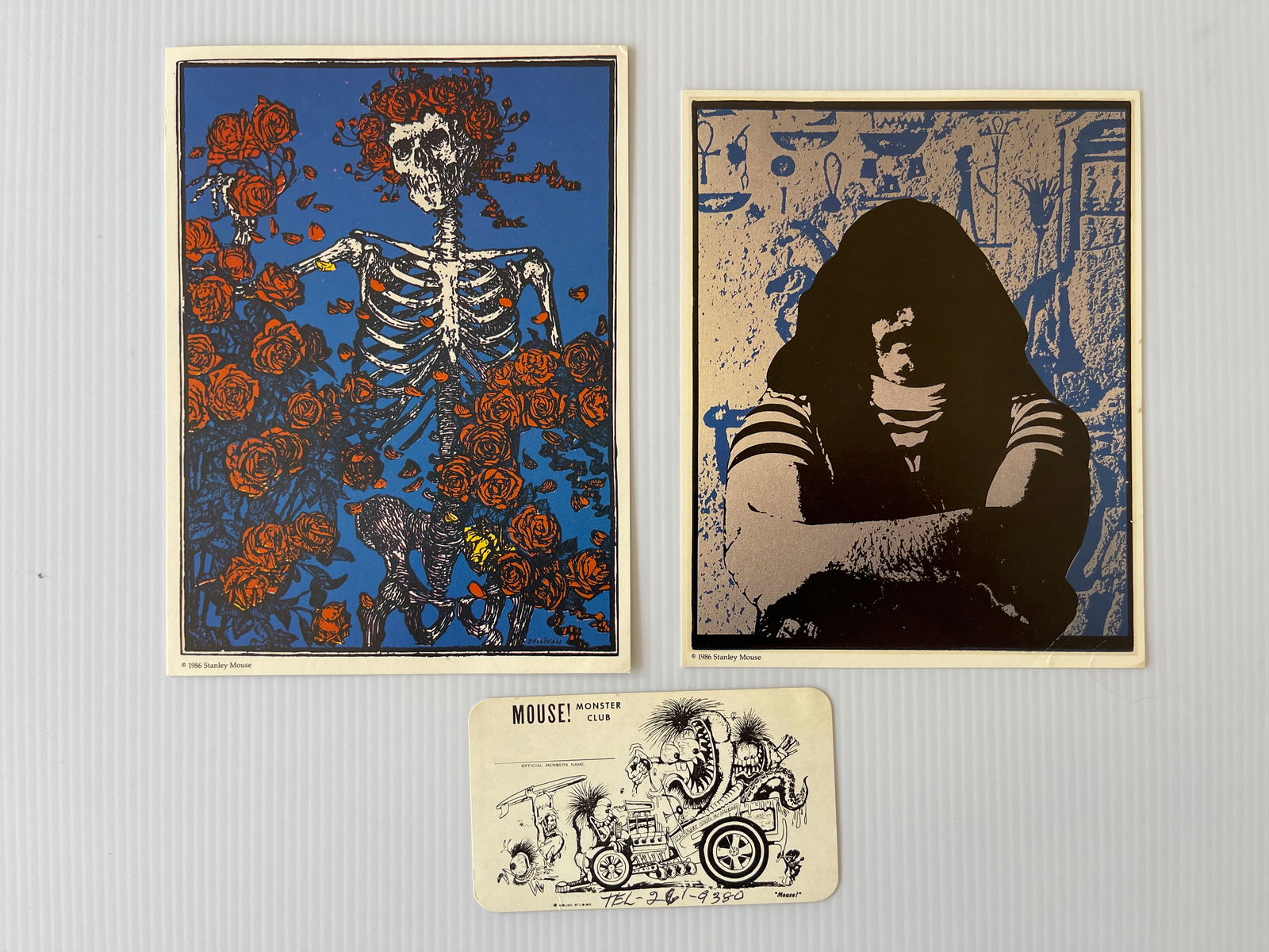 STANLEY MOUSE BUSINESS CARD SET #3 (1 of 2)