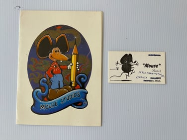 STANLEY MOUSE BUSINESS CARD SET #6