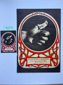 GRATEFUL DEAD "SORE THUMB" POSTER AND POSTCARD SET - SIGNED