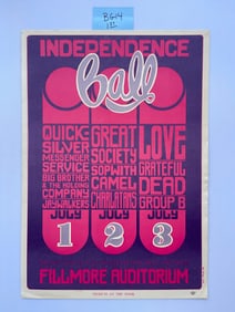 BG14 - GRATEFUL DEAD - MULTI-EVENT POSTER - 1ST