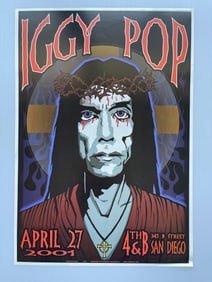 IGGY POP POSTER BY CHRIS SHAW
