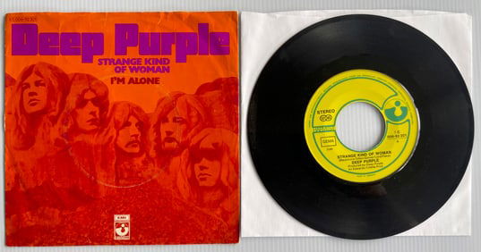 DEEP PURPLE - GERMANY - 45RPM - STRANGE KIND OF WOMAN