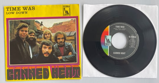 CANNED HEAT - GERMANY - 45RPM - TIME WAS