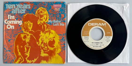 TEN YEARS AFTER - GERMANY - 45RPM - I'M COMING ON