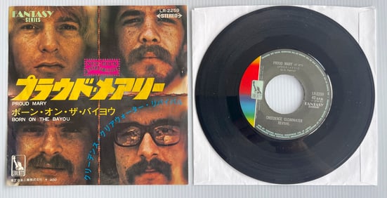 CCR - JAPAN - 45RPM - PROUD MARY / BORN ON THE BAYOU