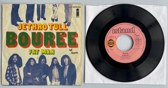 JETHRO TULL - GERMANY - 45RPM - BOUREE / FAT MAN