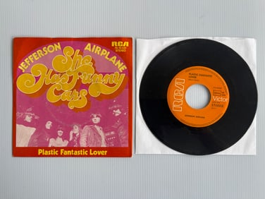 JEFFERSON AIRPLANE - GERMANY - 45RPM - PLASTIC FANTASTIC LOVER