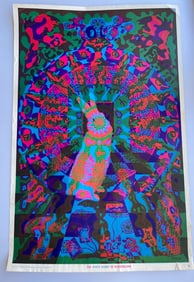 EAST TOTEM WEST - POSTER #13 - White Rabbit in Wonderland - RARE
