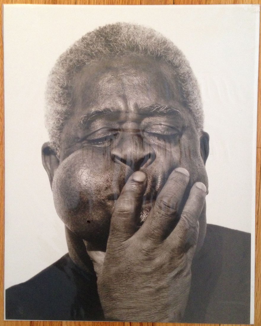 DIZZY GILLESPIE PHOTOGRAPHED BY HERB RITTS 1989: DIZZY GILESPIE PHOTOGRAPHED BY HERB RETTS 1989 - Printed on heavy Stock. Approx 11" x 14" herb ritts is considered one of the leading photographers and commercial directors in the world today