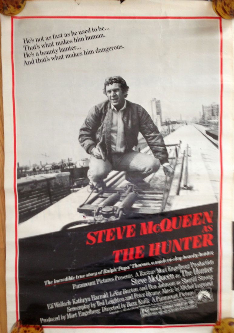 LOT OF POSTERS - LEADING MEN AND WOMEN: Dick Tracy Mel Gibson, Jodie Foster, James Garner, (Maverick) Eddie Murphy - (Coming to America) Arnold Schwarzenegger (true Lies) Gorky Park Steve McQueen - (The Hunter) Al Pacino, Johnny Depp (Donni