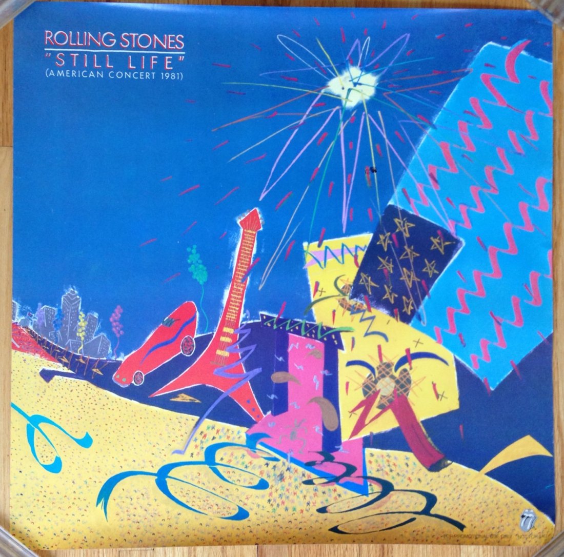 Rolling Stones 1981 Still Life concert tour poster: Rolling Stones 1981 Still Life concert tour Promo Poster. 24" x 24" 30+ years old.