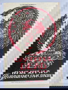 DEAD - Providence 73 Tuten: DEAD - Providence 1973 Randy Tuten. Silver moon studios. Grateful Dead 1973 Providence, RI Bill Graham Concert Poster Art by Randy Tuten. An original first-print concert poster for San Francisco's Gra