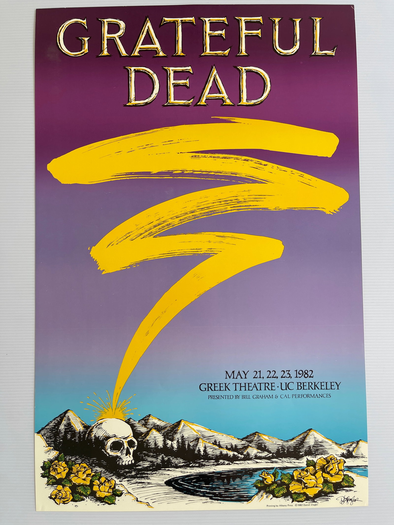 DEAD - GREEK THEATER BERKELEY 1982: DEAD - GREEK THEATER BERKELEY 1982. 14 X 22.