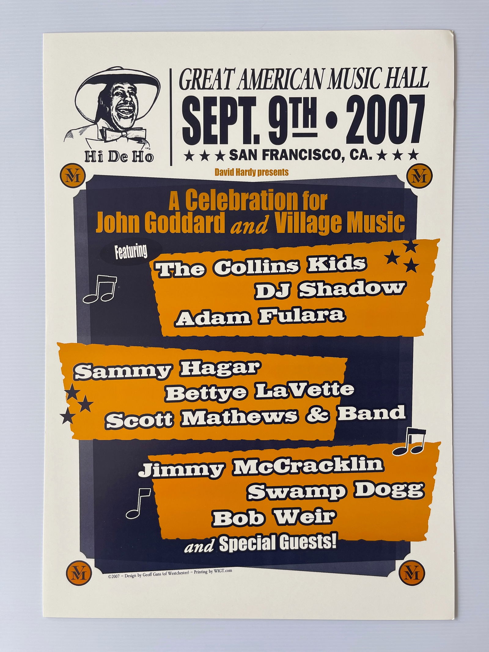 A CELEBRATION FOR JOHN GODDARD - VILLAGE MUSIC (1 of 1)