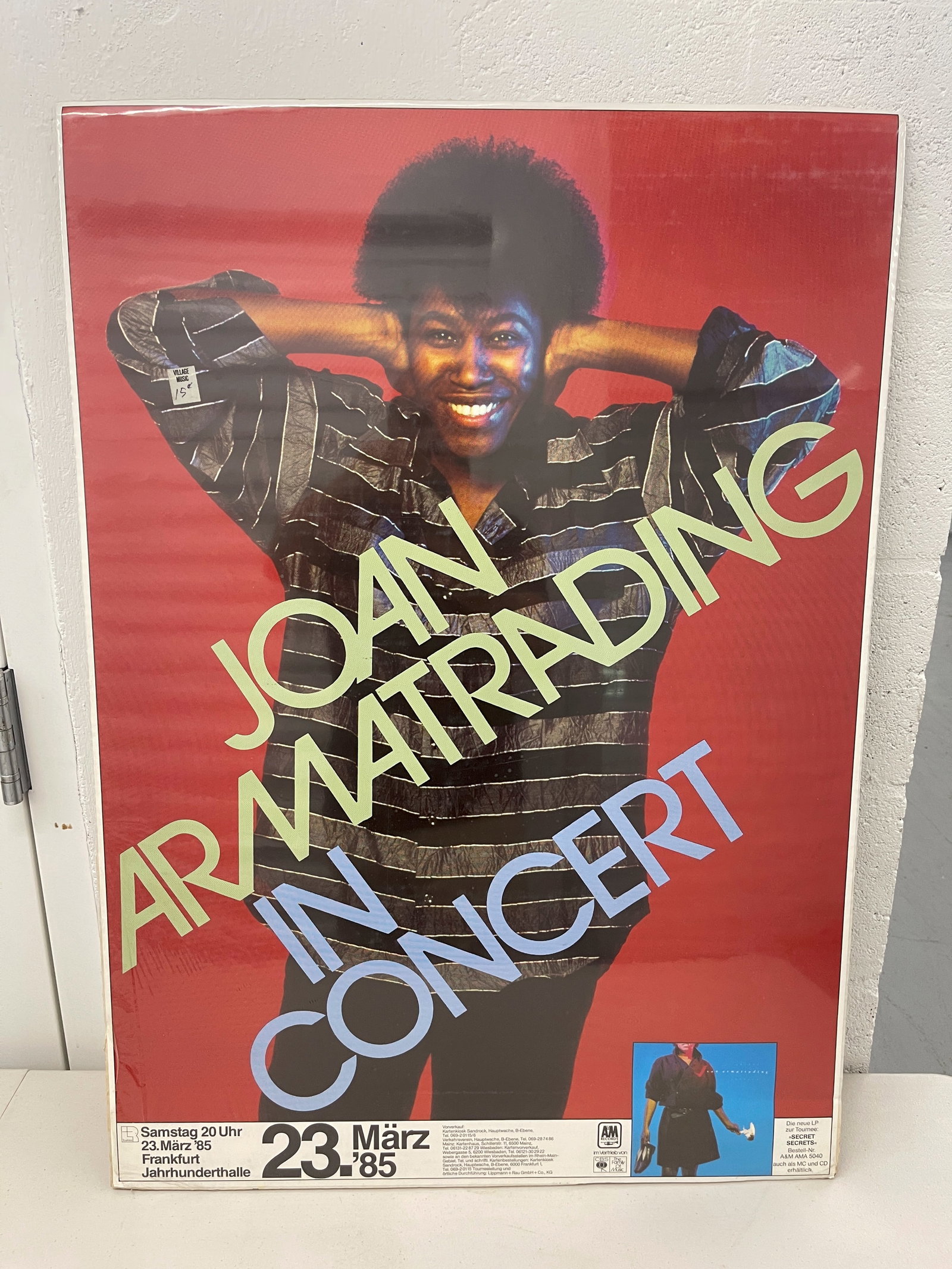 JOAN ARMATRADING GERMANY TOUR 1985: JOAN ARMATRADING GERMANY TOUR 1985