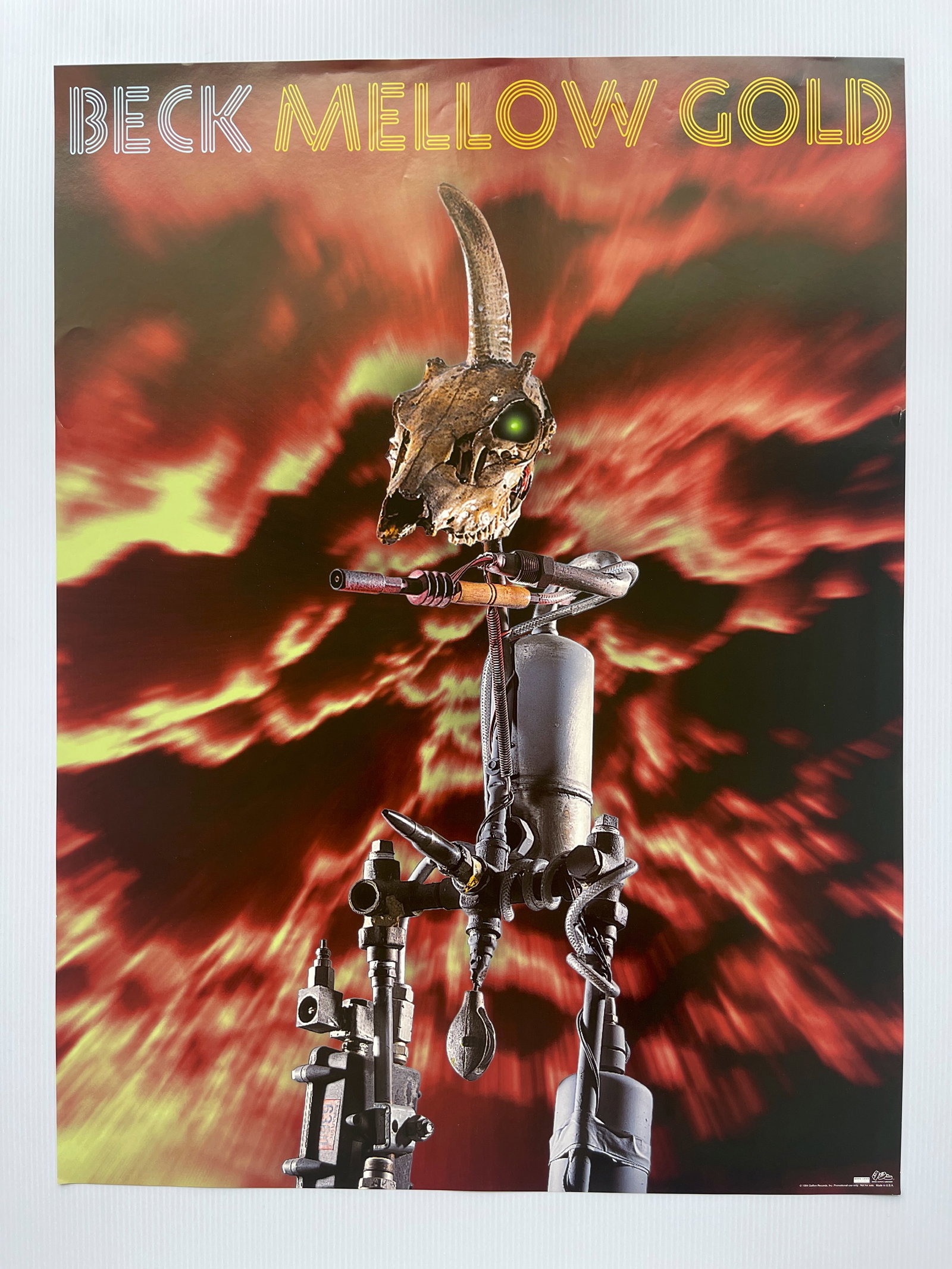 BECK MELLOW GOLD RECORD STORE PROMO: BECK MELLOW GOLD RECORD STORE PROMO. Mellow Gold is the third studio album by American musician Beck, released on March 1, 1994, by DGC Records as Beck's major label debut album. Critics noted the alb