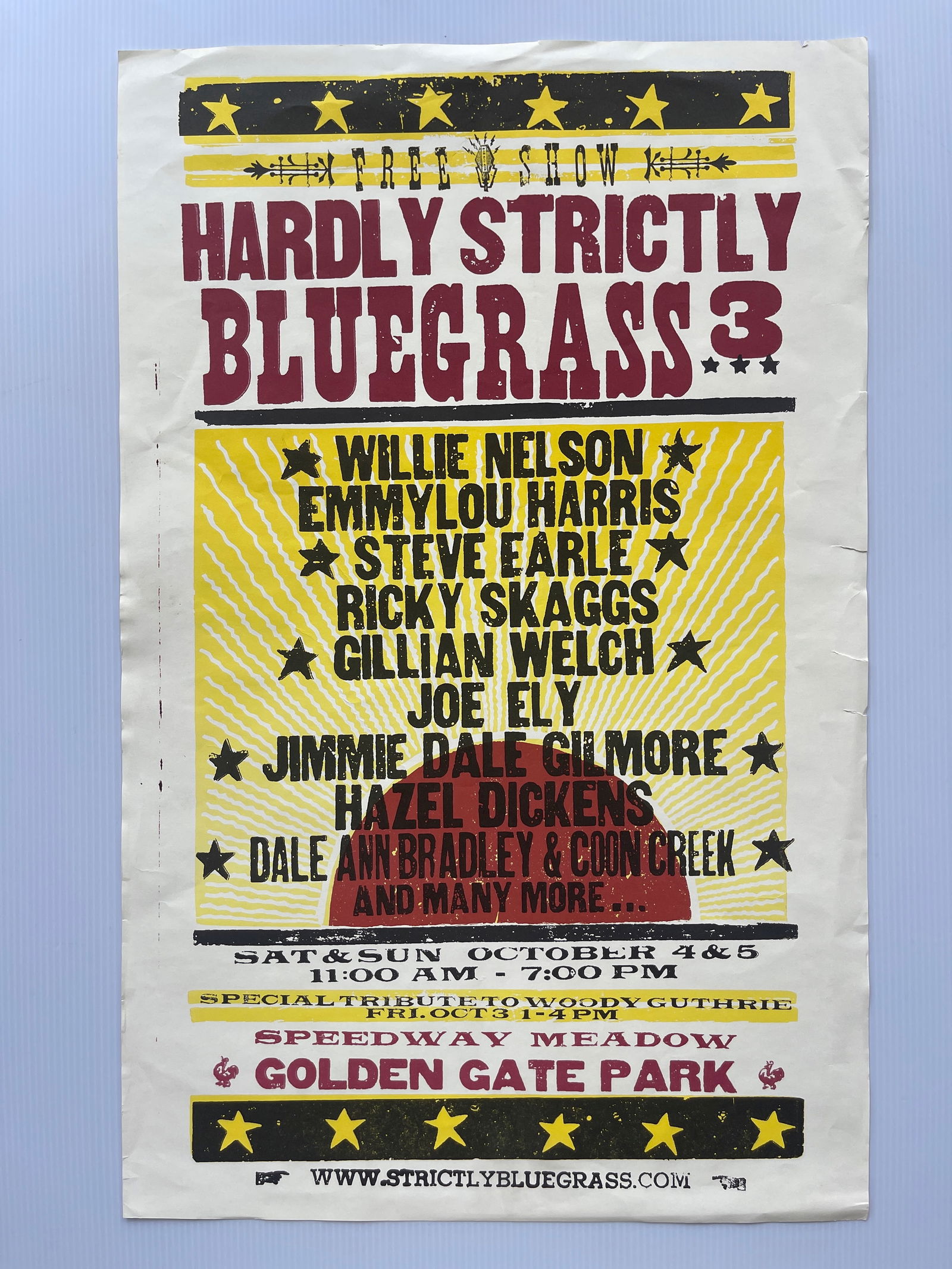HARDLY STRICTLY BLUEGRASS SET OF TWO POSTERS (1 of 2)
