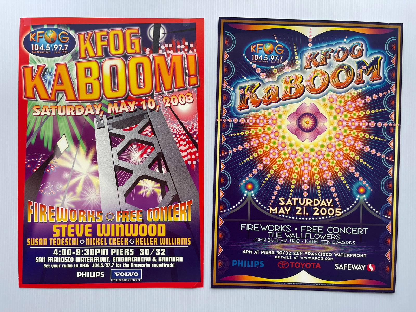 KFOG KABOOM CONCERT SET - 2003, 2005: KFOG KABOOM CONCERT SET - 2003, 2005. WITH STEVE WINWOOD, THE WALLFLOWERS