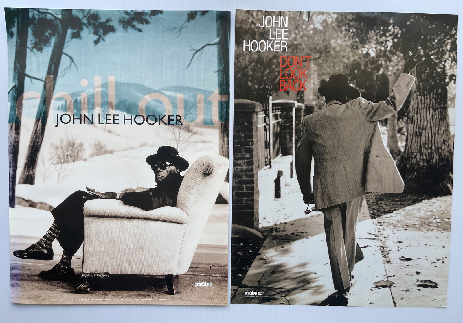 A SET OF JOHN LEE HOOKER RECORD STORE PROMO POSTERS (1 of 1)
