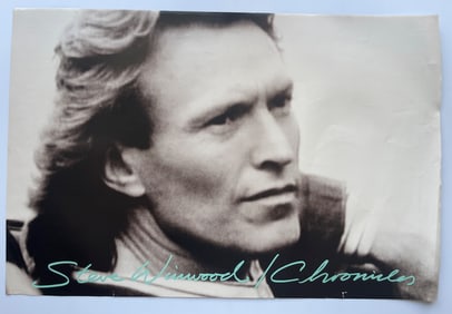 STEVE WINWOOD RECORD STORE PROMO POSTER