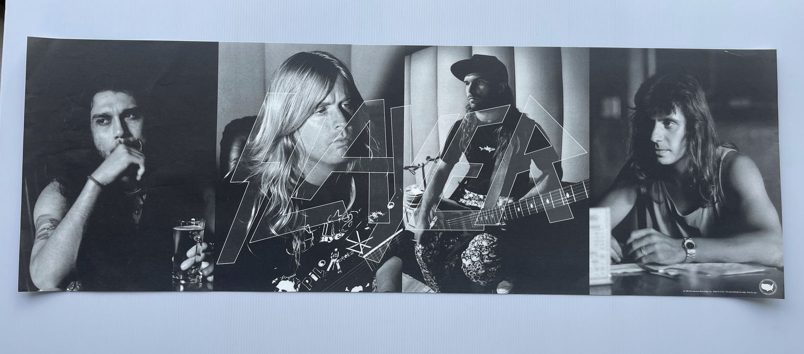 SLAYER RECORD STORE PROMO POSTER (1 of 1)