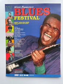 SAN FRANCISCO BLUES FESTIVAL SET OF THREE POSTERS