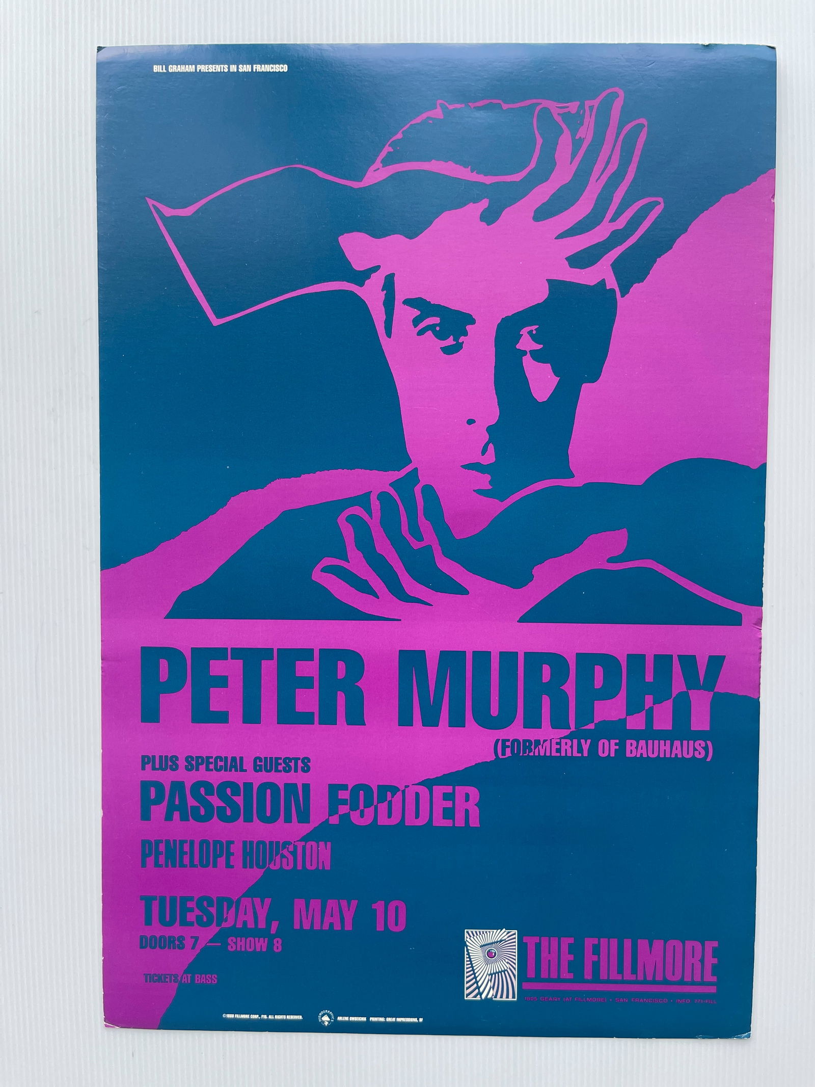 PETER MURPHY - BAUHAUS - FILLMORE (1 of 1)