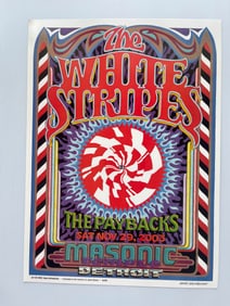 WHITE STIPES POSTER SET