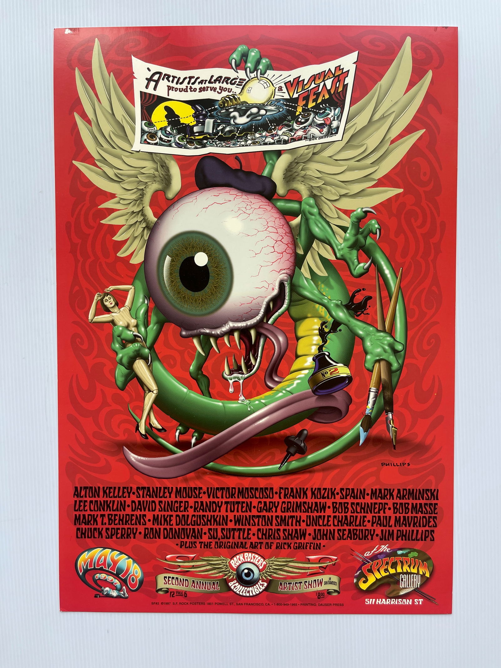 ROCK POSTERS & COLLECTIBLES SECOND ANNAL ARTIST SHOW (1 of 1)