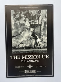 THE MISSION - UK - THE ZARKONS AT THE FILLMORE