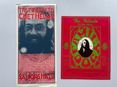 TRIBUTE TO CHET HELMS POSTER SET