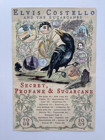 ELVIS COSTELLO 2009 TOUR POSTER
