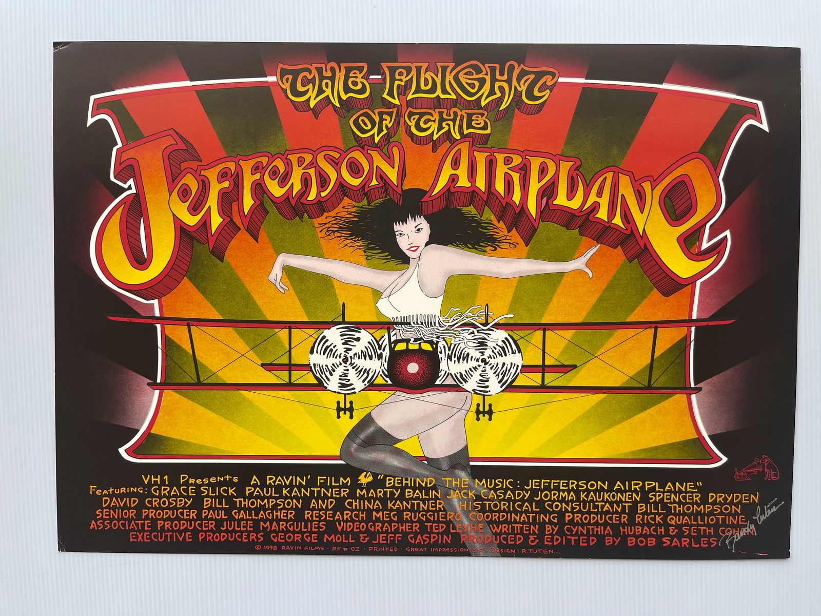 THE FLIGHT OF THE JEFFERSON AIRPLANE - SIGNED (1 of 1)