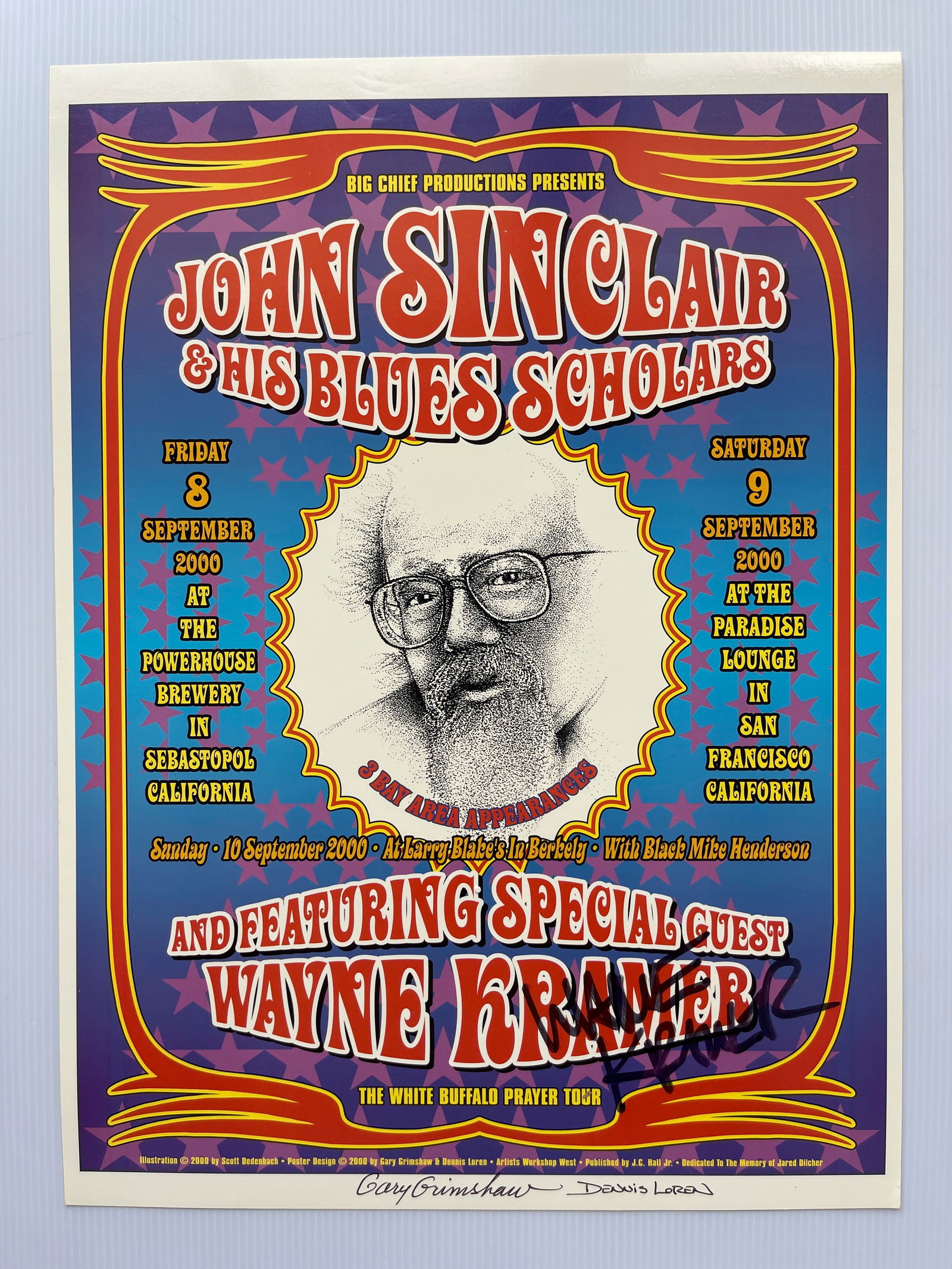 JOHN SINCLAIR SIGNED BY WAYNE KRAMER (1 of 2)