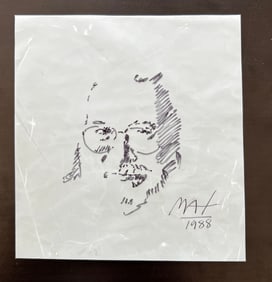 JERRY GARCIA ORIGINAL ART SIGNED BY PETER MAX