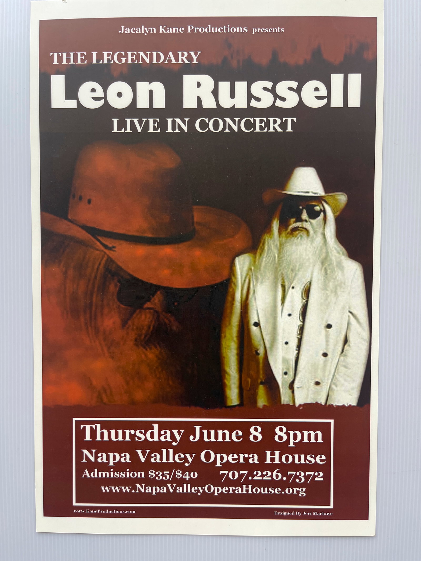 LEON RUSSELL AT NAPA VALLEY OPERA HOUSE: LEON RUSSELL AT NAPA VALLEY OPERA HOUSE