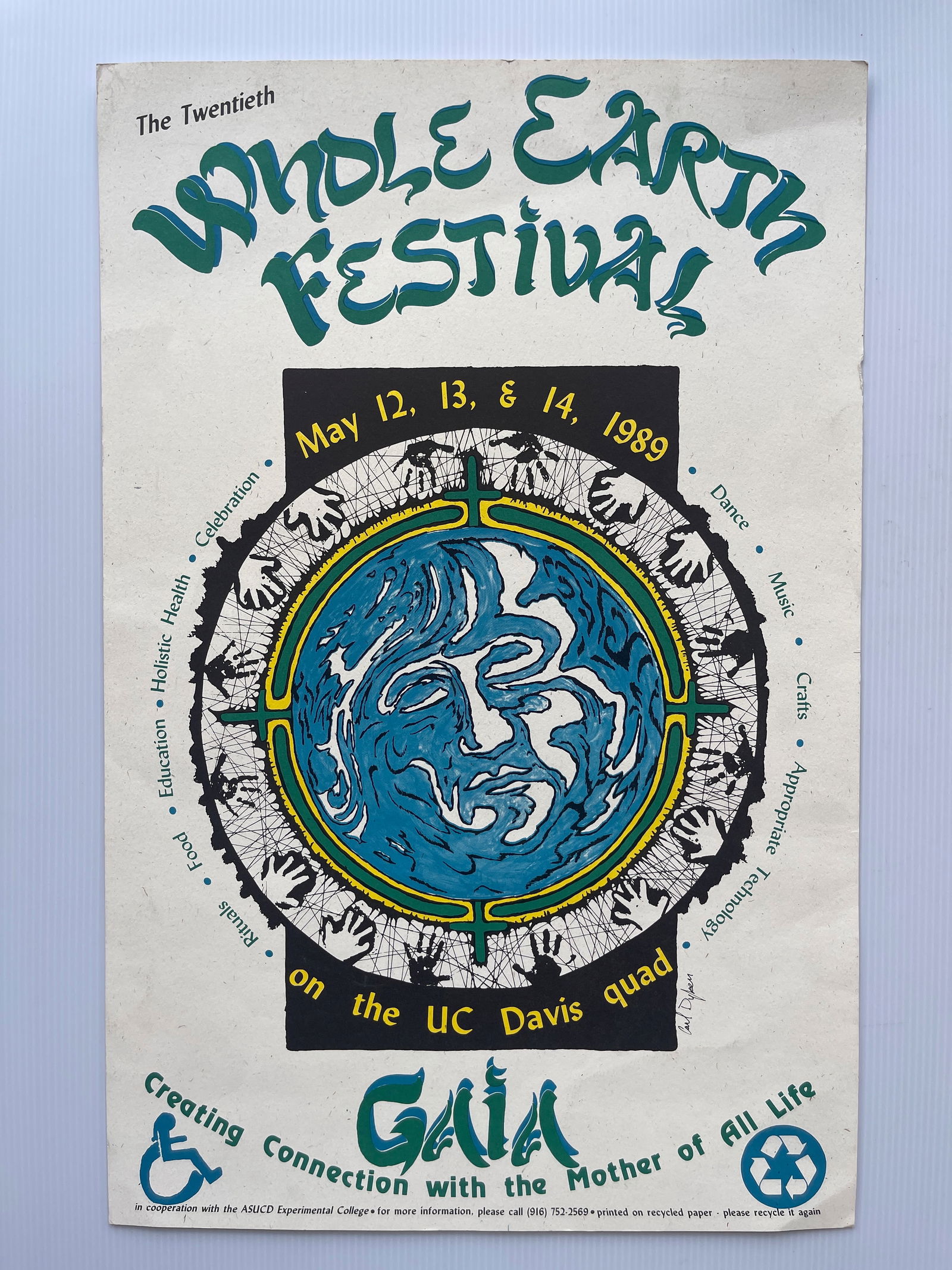 20TH WHOLE EARTH FESTIVAL 1989 - RARE (1 of 1)