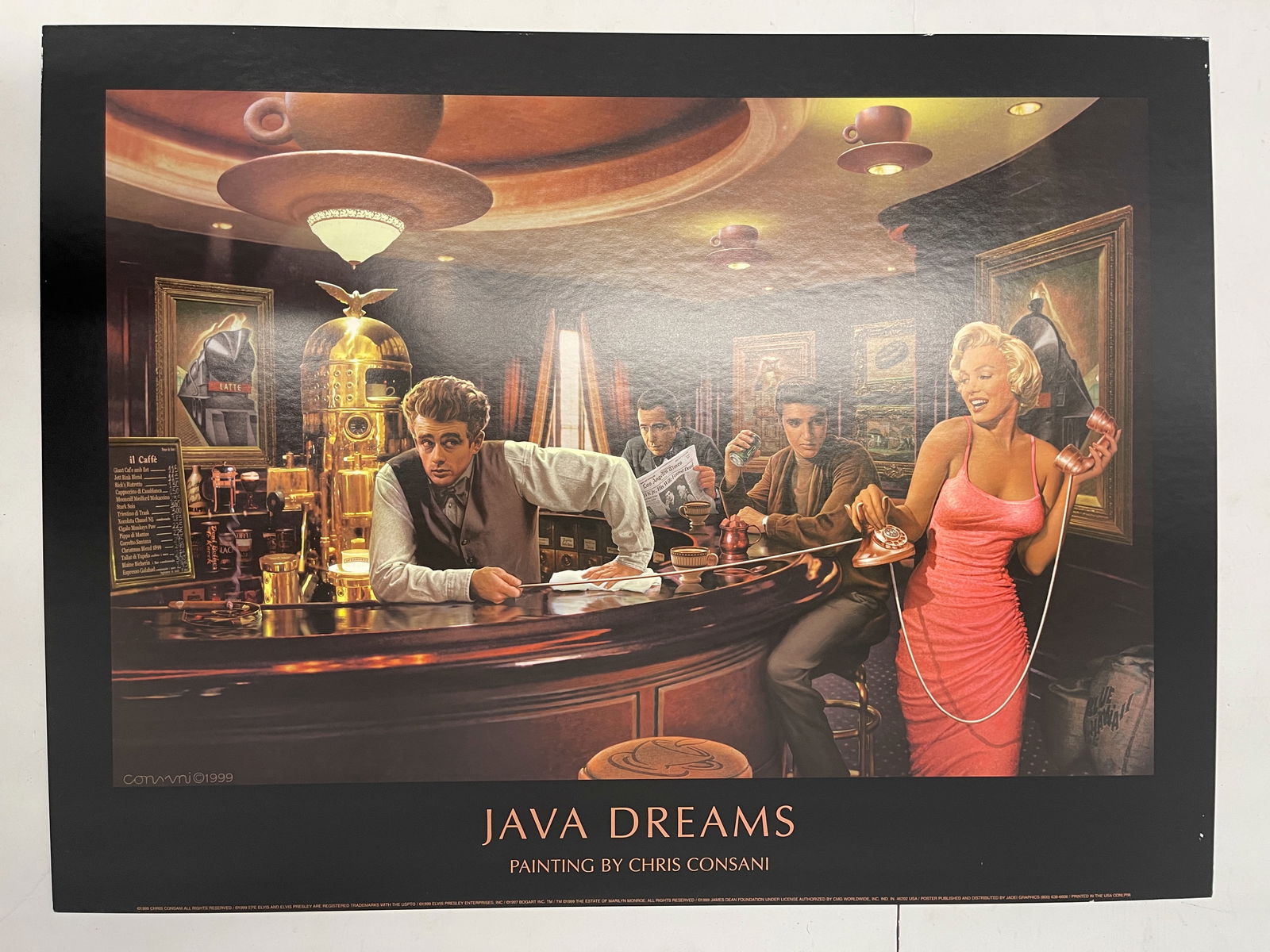 JAVA DREAMS - LITHO OF PAINTING BY CHRIS CONSANI (1 of 2)